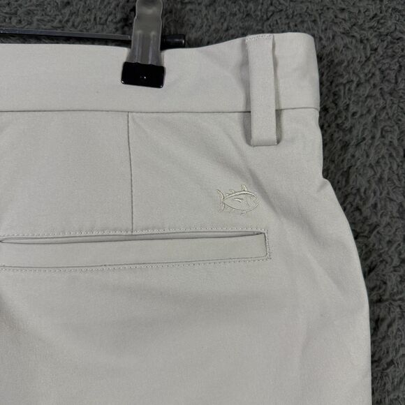Southern Tide Pants Mens 35x30 Beige Tan Jack Performance Pant Stretch Preppy - Picture 7 of 14